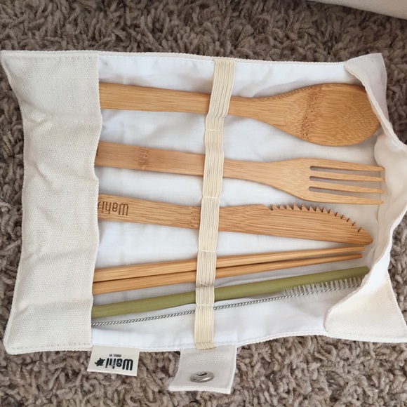🎁 5/$25! TWO Wahi Reusable Cutlery Sets - Picture 2 of 6